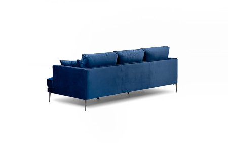 Ambra Couch - Velvet Dark Blue -