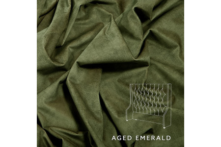Madison Headboard - Three Quarter | Aged Emerald