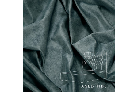 Catherine Bed - Single Extra Length | Aged Tide
