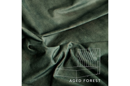 Catherine Bed - Three Quarter | Aged Forest