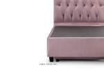 Skyler Dual Function Bed -  Velvet Pink - Three Quarter -