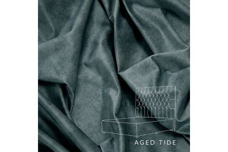 Catherine Diamond Tufted Bed - Single | Aged Tide