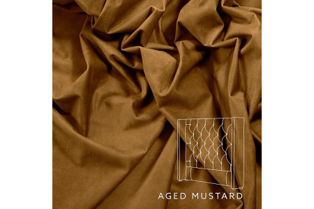 Hailey - Three Quarter Headboard | Aged Mustard