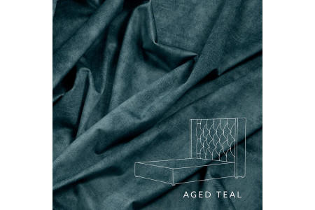 Hailey Bed - Single XL | Aged Teal