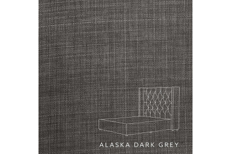Hailey Bed - Single XL | Alaska Dark Grey