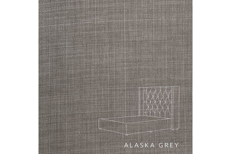 Hailey Bed - Single XL | Alaska Grey