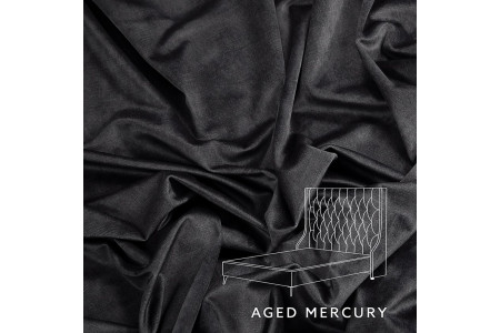 Madison Bed - Single | Aged Mercury