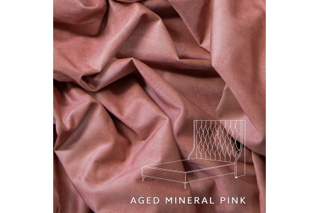 Madison Bed - Single | Aged Pink