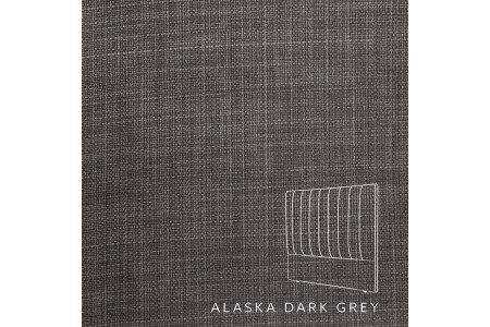 Harlem Headboard - Three Quarter | Alaska Dark Grey