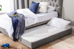 Skyler Dual Function Bed -  Alaska Grey - Three Quarter -