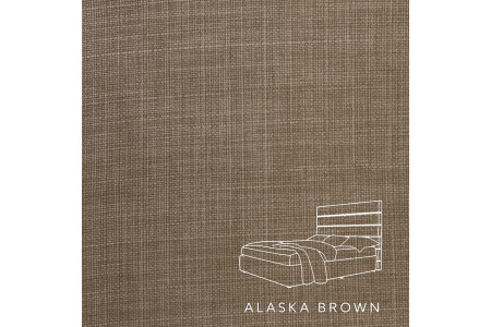 Drew bed - Single | Alaska Brown
