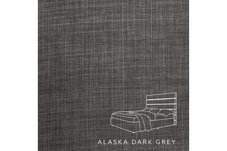 Drew Bed - Single XL | Alaska Dark Grey