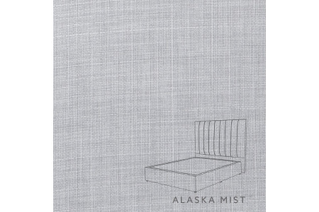 Harlem Bed - Single | Alaska Mist