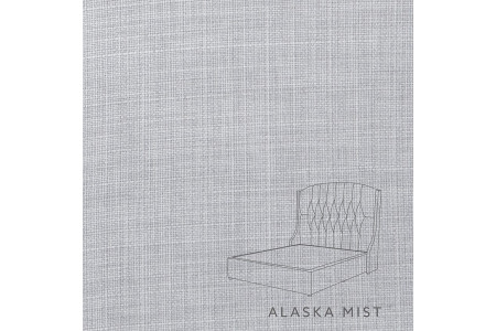 Charlotte bed - Single | Alaska Mist