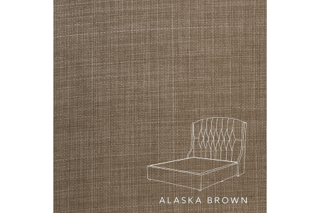 Charlotte bed - Single XL | Alaska Brown