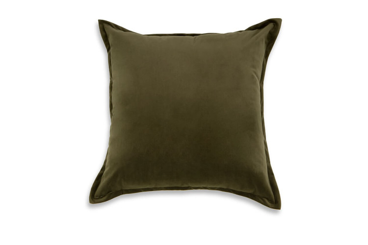 Olive Velvet Scatter Cushion -