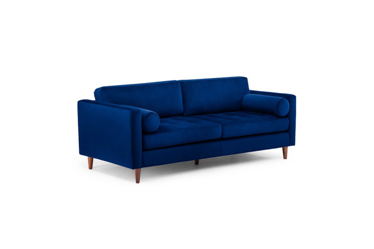 Hoffmann 3 Seater Couch - Velvet Blue