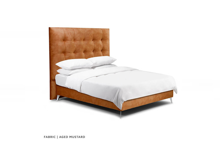 Ariella Maya Velvet Bed - Queen Queen Size Beds - 74