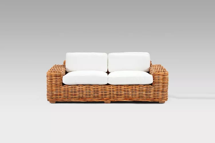 3 Seater Portland Wicker Couch | Patio Couch for Sale -