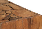 Lyra Teakroot Square Coffee Table for Sale -