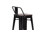 Tyce Tall Bar Chair - Black  -