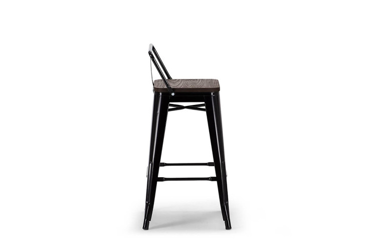 Tyce Counter Bar Chair - Black -
