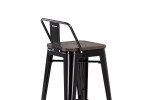Tyce Counter Bar Chair - Black - 