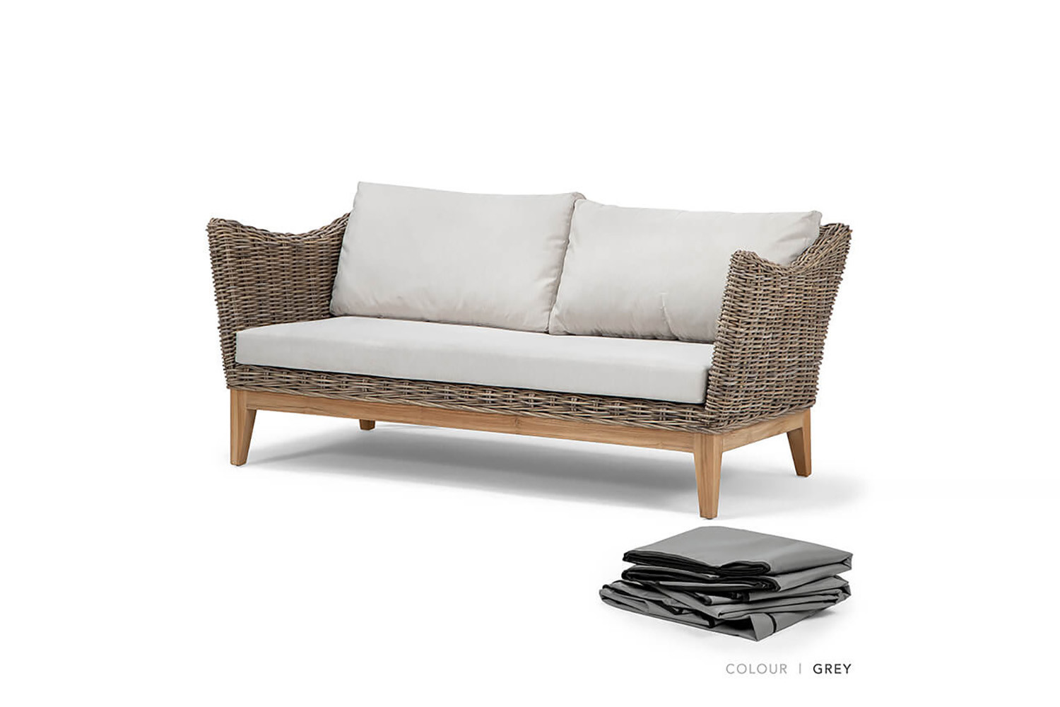 Protective Cover Brisbane Couch Grey Cielo