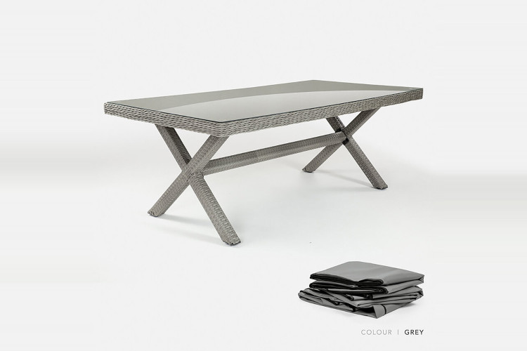 Geneva Dining Table Protective Cover - Grey
