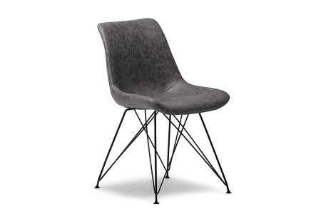 Hapton Dining Chair-Grey -