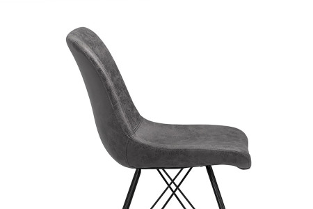 Hapton Dining Chair-Grey -