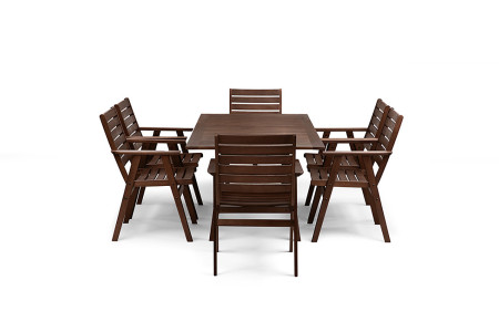 Avalon Patio Dining Set - 6 Seater -