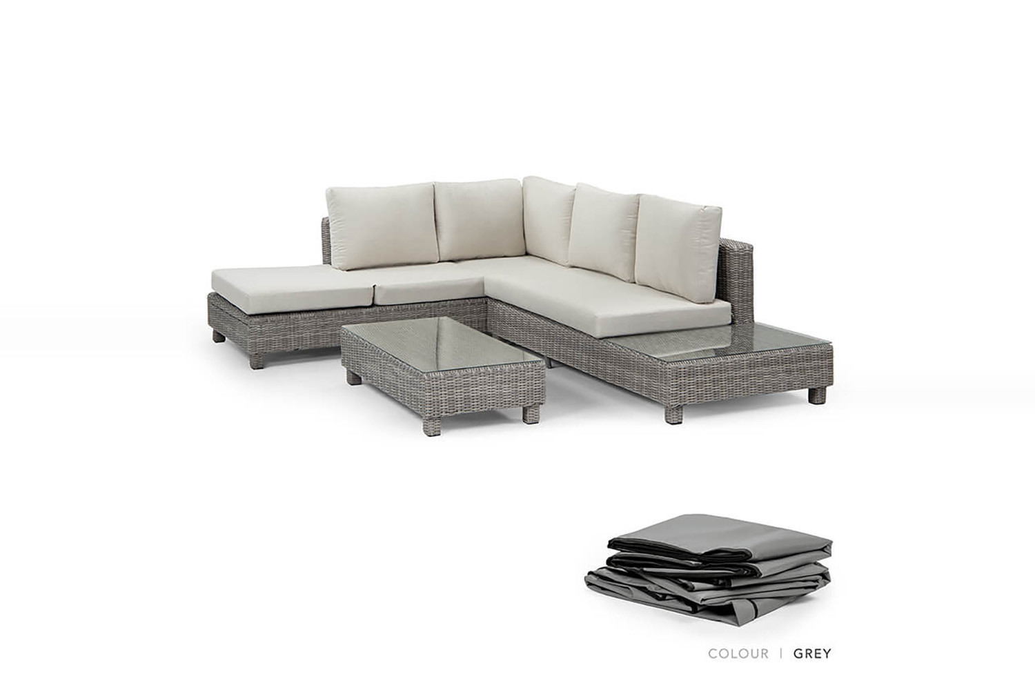 Protective Cover Milan Patio Set Grey Cielo
