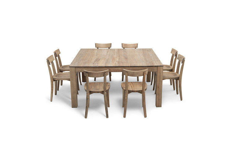 Montreal Nera Square Dining Set -