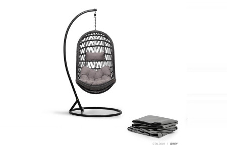 Minali Hanging Chair Protective Cover - Grey -