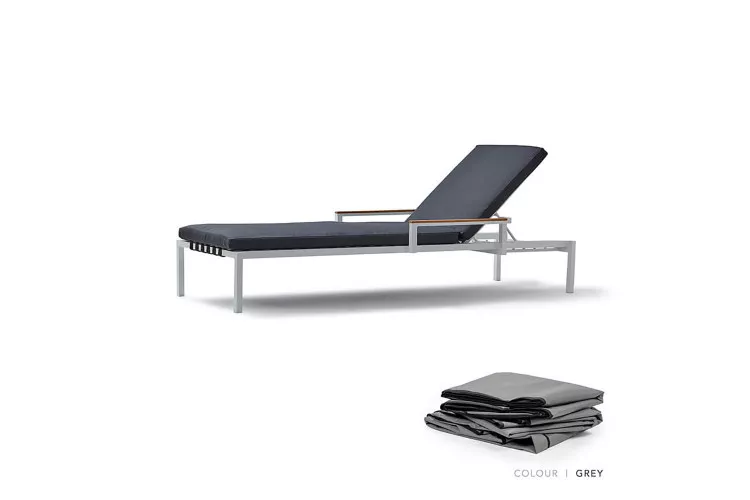 Zahre Pool Lounger - Protective Cover - Grey -