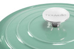 Nouvelle Cast Iron Casserole 20cm - Misty Teal -