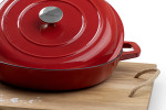 Nouvelle Cast Iron Oven Pan - 30cm - Red -