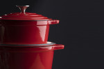 Nouvelle Cast Iron 8 Piece Cookware Set - Red -