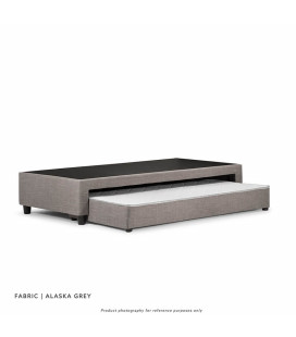 Jupiter Dual Function Kids Bed Base - Single - Alaska Grey