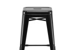 Esta Counter Bar Chair - Black -