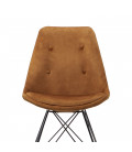 Enzo Dining Chair - Aged Mustard -