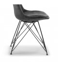 Enzo Dining Chair - Aged Mercury -
