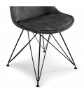 Enzo Dining Chair - Aged Mercury -