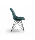 Enzo Dining Chair - Velvet Teal -