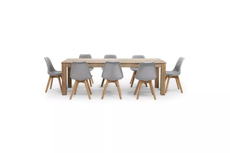 Montreal 2,4m| Atom Dining Set- Grey -