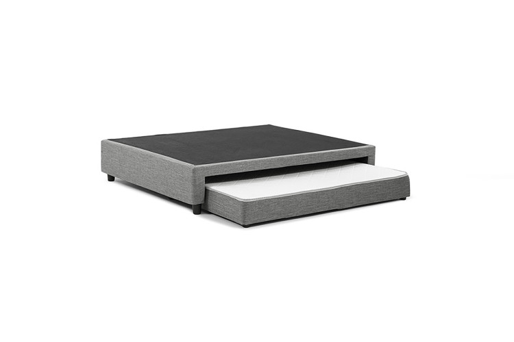 Jupiter Dual Function Bed Base - Double - Fusion Grey -