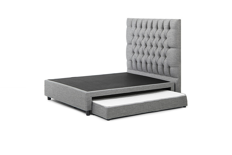 Skyler Dual Function Bed - Double - Alaska Grey Double Beds - 1