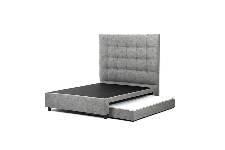 Alexa Dual Function Bed - Queen - Alaska Grey Queen Size Beds - 1