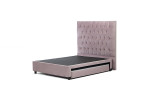 Skyler Dual Function Bed - Double - Velvet Pink -